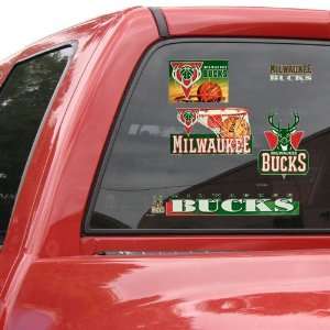    Milwaukee Bucks 11 x 17 Window Clings Sheet