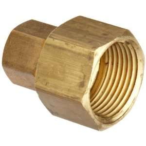 Anderson Metals Brass Tube Fitting, Coupling, 3/4 Compression x 3/4 