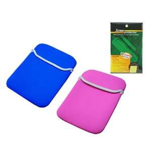 com Skque Garmin Nuvi 5000 Blue Pink Sleeve + Screen Protector Bundle 
