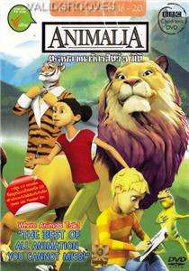 ANIMALIA 1,2,3,4 BBC Kids Animation Education 4 DVD  