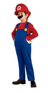 Deluxe Super Mario Plumber Kids Halloween Costume  