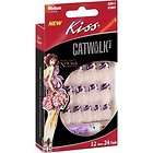 Kiss Catwalk Nails Medium Glue on 24 Nails 12 Sizes # 5