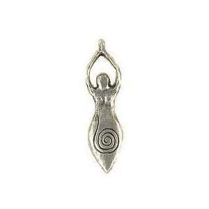  Spiral Goddess Pewter Pendant Jewelry