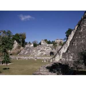 The Great Plaza, Tikal, Unesco World Heritage Site, Peten, Guatemala 