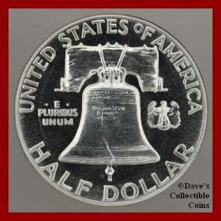 1952 Choice Proof Franklin Silver Half Dollar US Coin FREE SHIP 