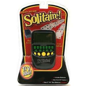  Pocket Solitaire Handheld Game (WITH TIMER CHALLENGE) NEW 