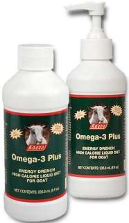 Omega 3 Plus Energy Drench Newborn Goat Kids 8oz*lot 6*  