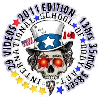 LEARN HOW TO TATTOO DVD COURSE 24 INSTRUCTIONAL VIDEOS  