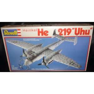  #4127 Revell Heinkel He 219 Uhu 1/72 Scale Plastic Model 