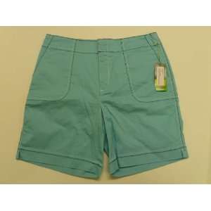  New IZOD Women Golf Shorts Color Blue Size 8 Sports 