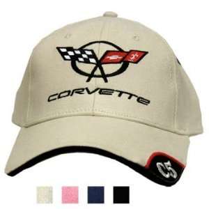  C5 Corvette Embroidered Logo Twill Hat Blue Sports 