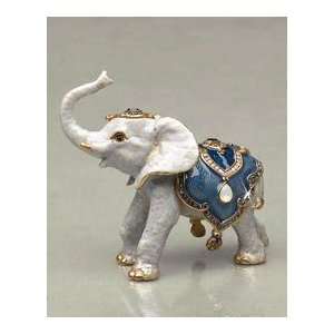 Jay Strongwater Nottingham Baby Elephant with Tapestry