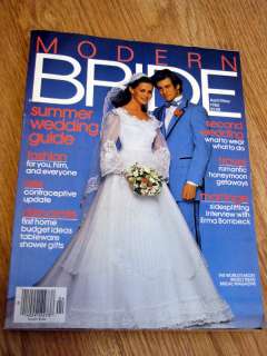 Lot of 3 Modern BRIDEs Wedding Magazines Fashion vintage 1978, 2 from 