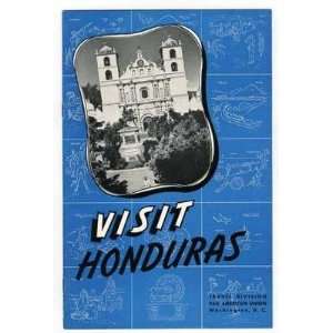  Visit Honduras Pan American Union 1949 Travel Book 