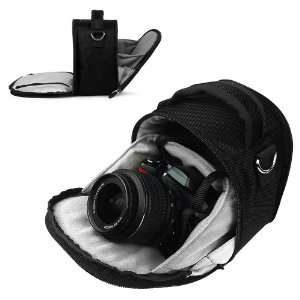  designed Midnight Black Small DSLR & SLR Camera Bag, Laurel Luxury 