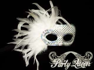 New Mardi Gras Masquerade Party Ball Feather Mask HA178  