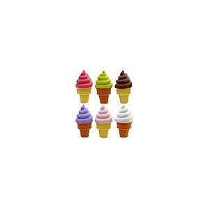  Ice Cream Cup Blue and Pink Japanese Eraser from Iwako 