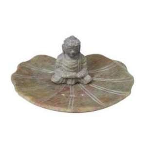  4 Buddha Lotus Leaf Shape Incense Holder 