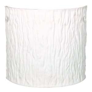   Two Light Compact Fluorescent Wall Sconce with Whit