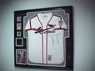 STAN MUSIAL AUTOGRAPHED JERSEY / COOPERSTOWN COLL.  