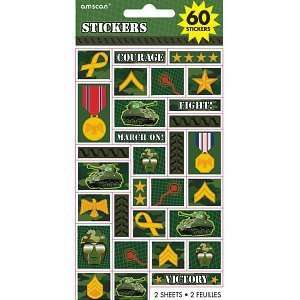  Camouflage Birthday Party Supplies   Stickers Toys 
