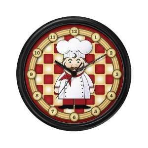  Italian Chef Food Wall Clock by 
