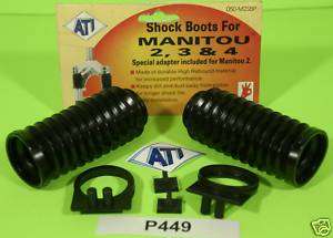 BLACK MANITOU MOUNTAIN BIKE SHOCK BOOTS P449 J  