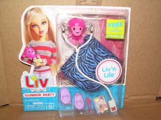 LIV Doll Fashion ACCESSORIES Pack LIVN LIFE SLUMBER PARTY ~ Monkey 