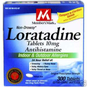 GENERIC Loratadine 10mg 180ct Tablets Antihistamine  