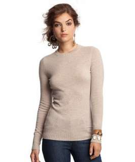 Hayden oatmeal heather cashmere crewneck sweater  BLUEFLY up to 70% 