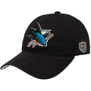 Old Time Hockey San Jose Sharks Black Netminder Adjustable Hat  
