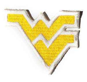 WV West Virginia University Mountaineers Logo NCAA Embroidered Iron On 