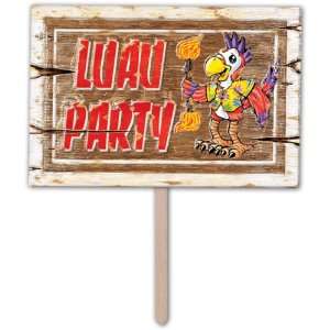  Beistle Company Luau Party 3D Plastic Yard Sign 55008 