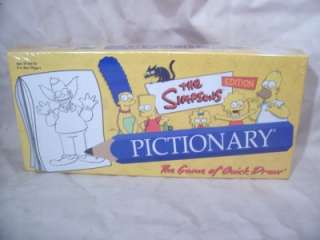 The Simpsons Pictionary NEW IN BOX 2002  