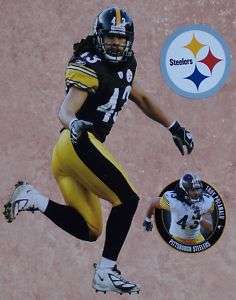   Mini FATHEAD + Steelers Logo Official NFL Wall Graphic Decals  