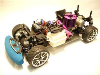 HPI Mini Nitro RS4 2 speed gas radio control touring car Honda Civic 