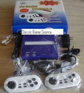   FC Video Game System to Play NES Nintendo 8 Bit Games Purple  