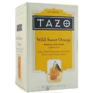 Tazo   Wild Sweet Orange Caffeine Free   20 Tea Bags  