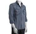 cohesive faded wash denim native 1 snap front shirt