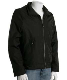 Kenneth Cole Reaction black zip front Spy hooded jacket   up 