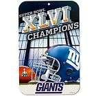 New York Giants Superbowl Super Bowl XLVI 46 Champions Plastic Fan 