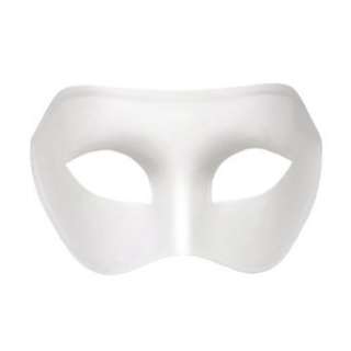   White Venetian Masquerade Mask ~ Mardi Gras Masks (STC12905) Clothing