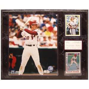  MLB Phillies Mike Schmidt 2 Card Plaque: Sports & Outdoors