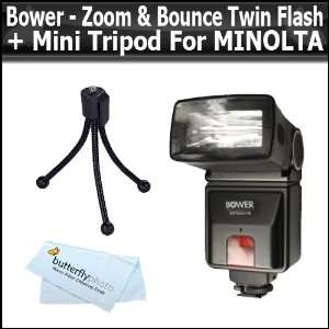 Zoom & Bounce Flash For MINOLTA DIMAGE MAXXUM 5D 7D A200 A1 A2 Z1 Z2 