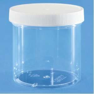  6 oz. Clear Round Wide Mouth Jars   Bulk Pack