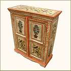 Solid Wood Hand Painted Clothes Wardrobe Armoire Cabinet Bedroom 