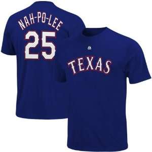  Majestic Mike Napoli Texas Rangers #25 Nickname Player T 