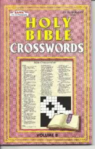 HOLY BIBLE CROSSWORDS PUZZLE BOOK VOLUME 8 NEW  