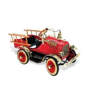  Golden Wheel Limited Edition Roadster Fire Truck Red: Toys 