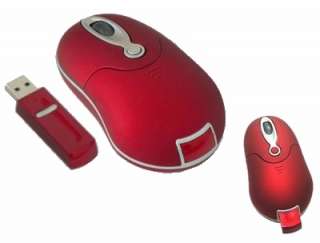 RED Mini Wireless Optical laptop Mouse for HP IBM P017  